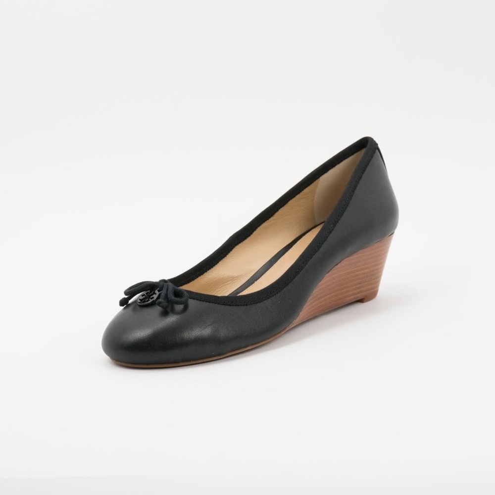 Tory Burch Chelsea Black Wedge Heels